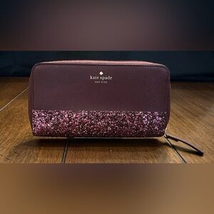 Kate Spade Cherrywood Glitter Wallet